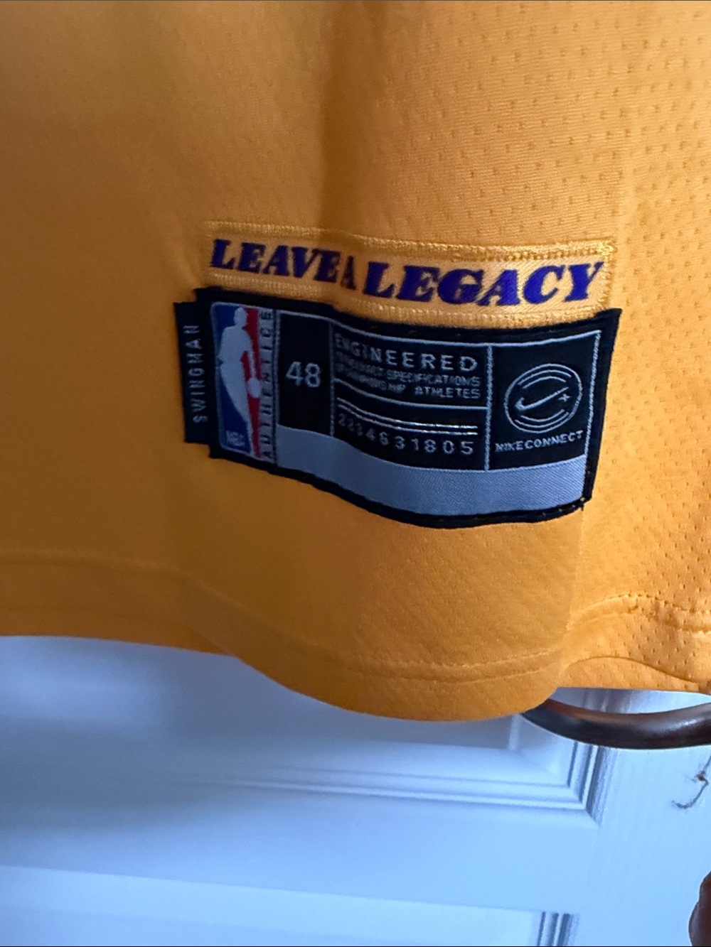 Los Angeles Lakers Luka Doncic #77 Yellow & Purple Nike Jersey - Picture 2 of 3